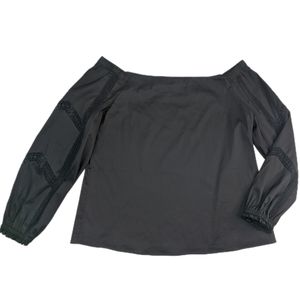 Off shoulder blouse by WHBM, long sleeved Women's Large EUC